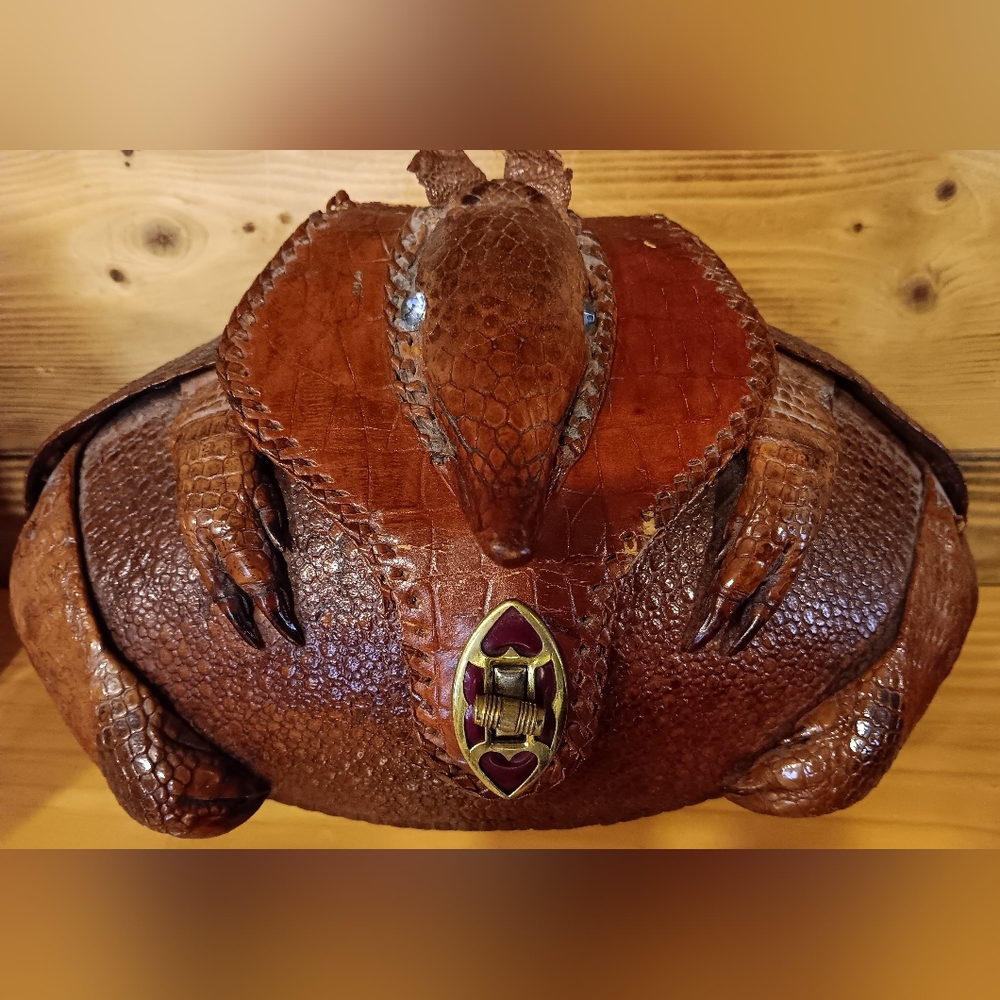 Handmade Vintage Armidillo Purse